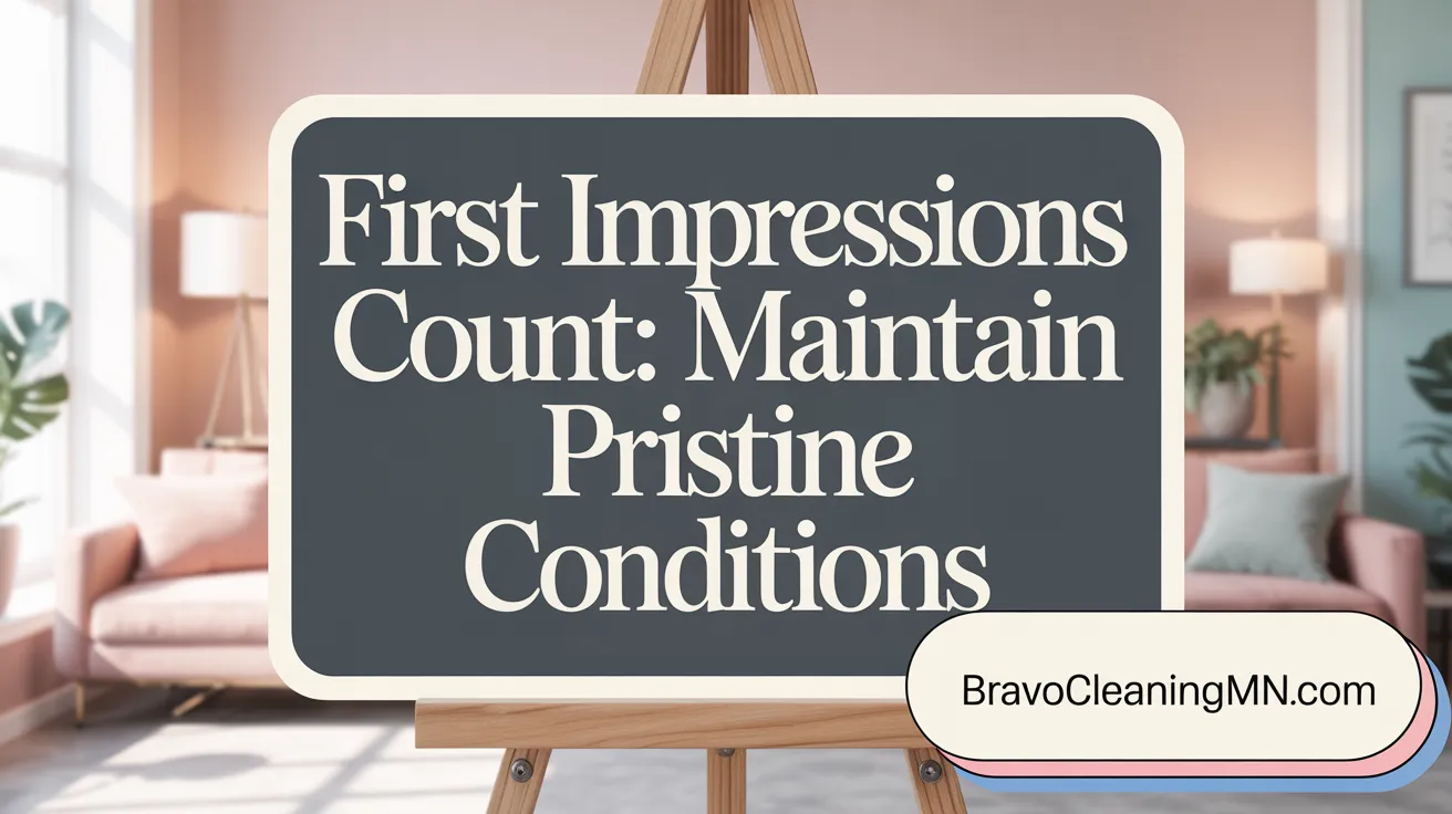 First Impressions Count: Maintain Pristine Conditions