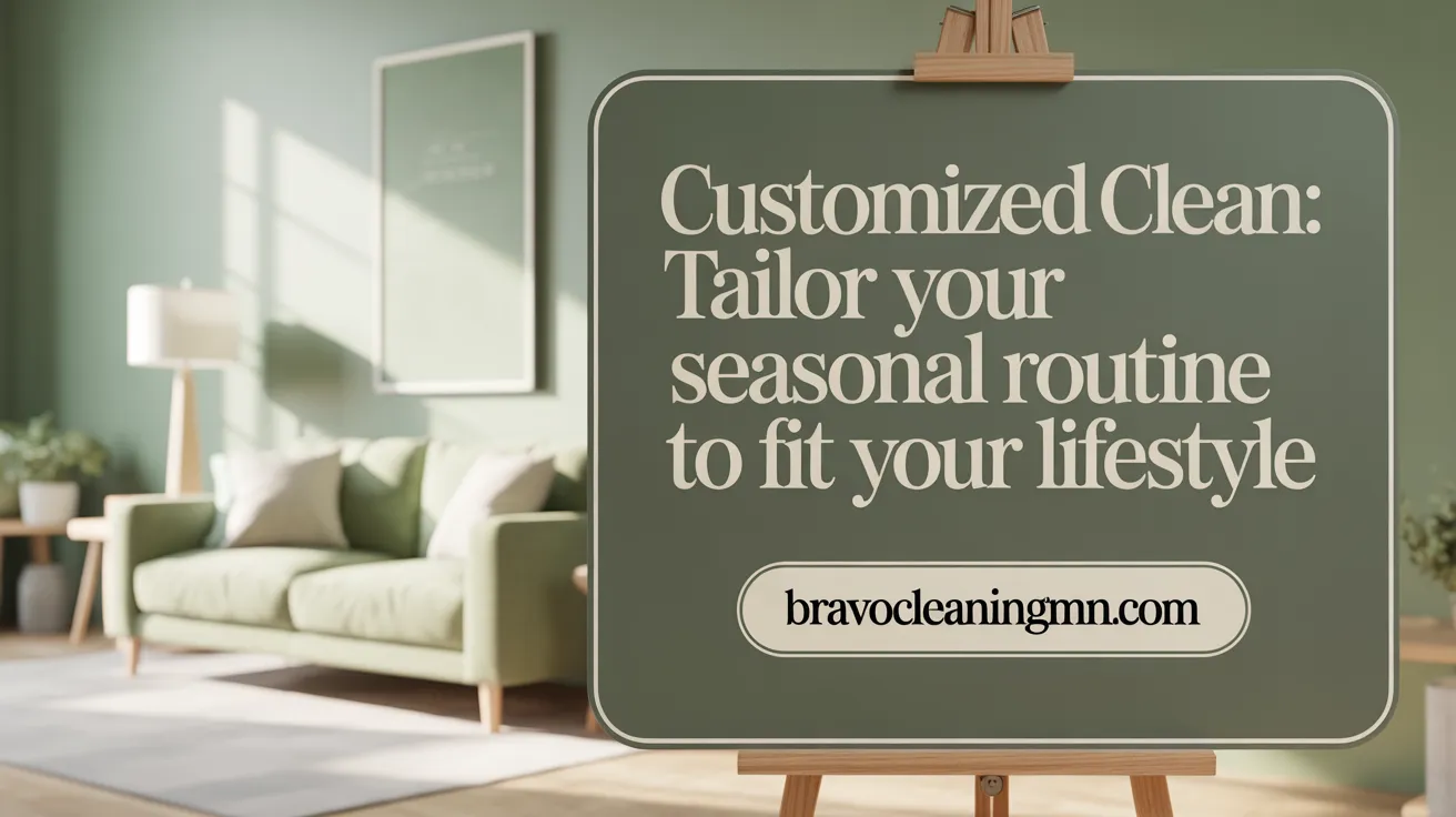 Customized Clean: Tailor Your Seasonal Routine to Fit Your Lifestyle