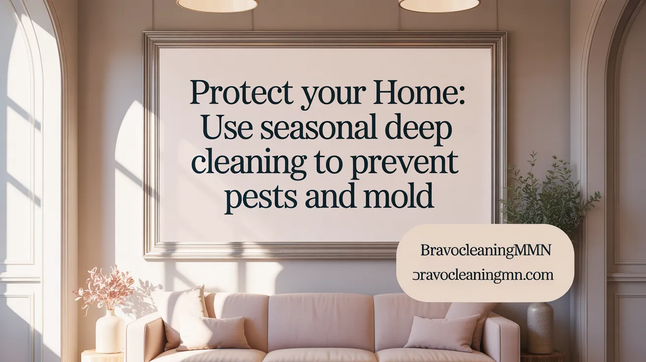 Protect Your Home: Use Seasonal Deep Cleaning to Prevent Pests and Mold