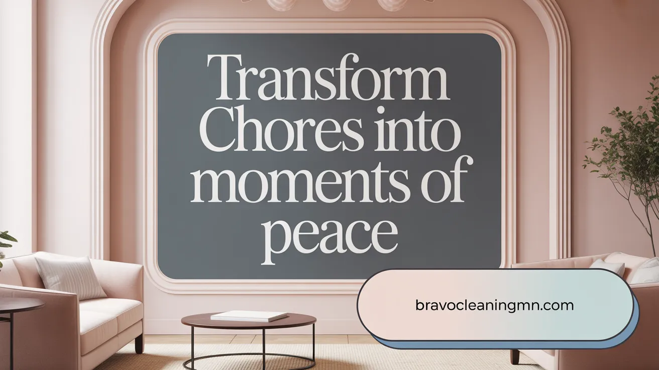 Transform Chores into Mindful Moments of Peace