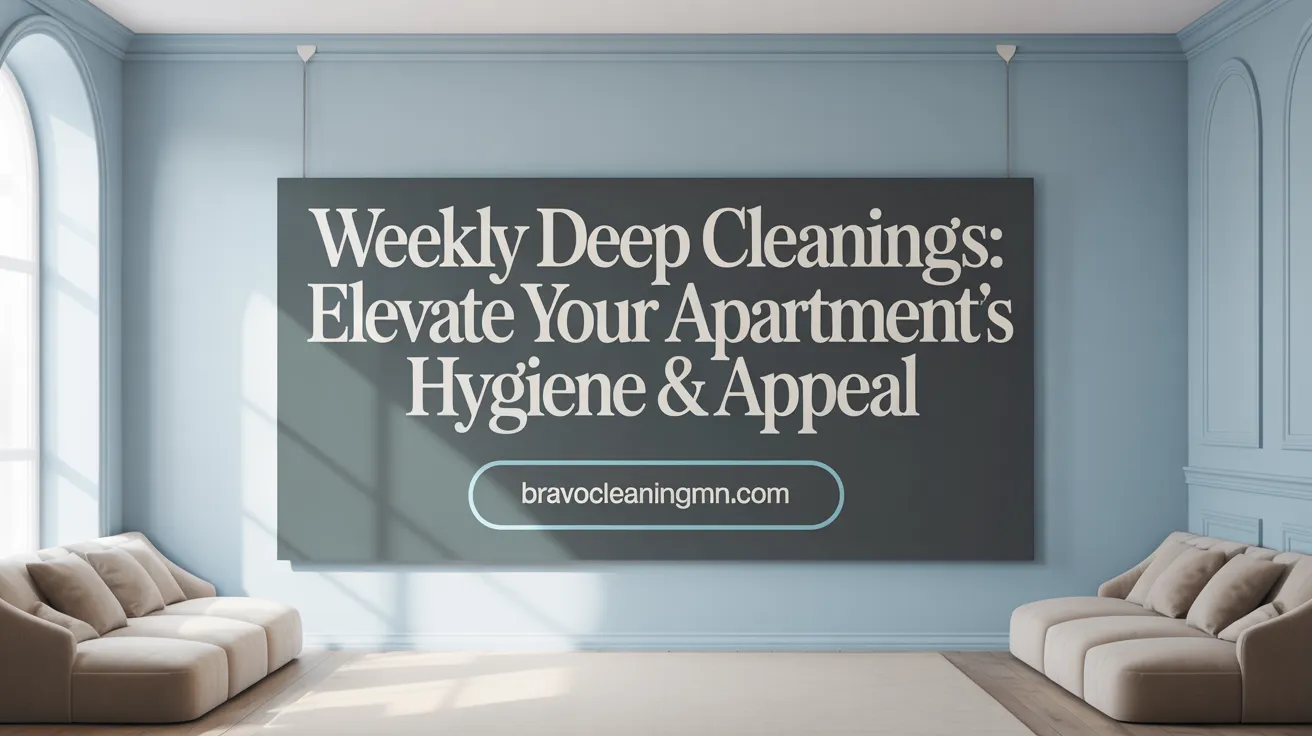 Weekly Deep Cleanings: Elevate Your Apartment's Hygiene &amp; Appeal