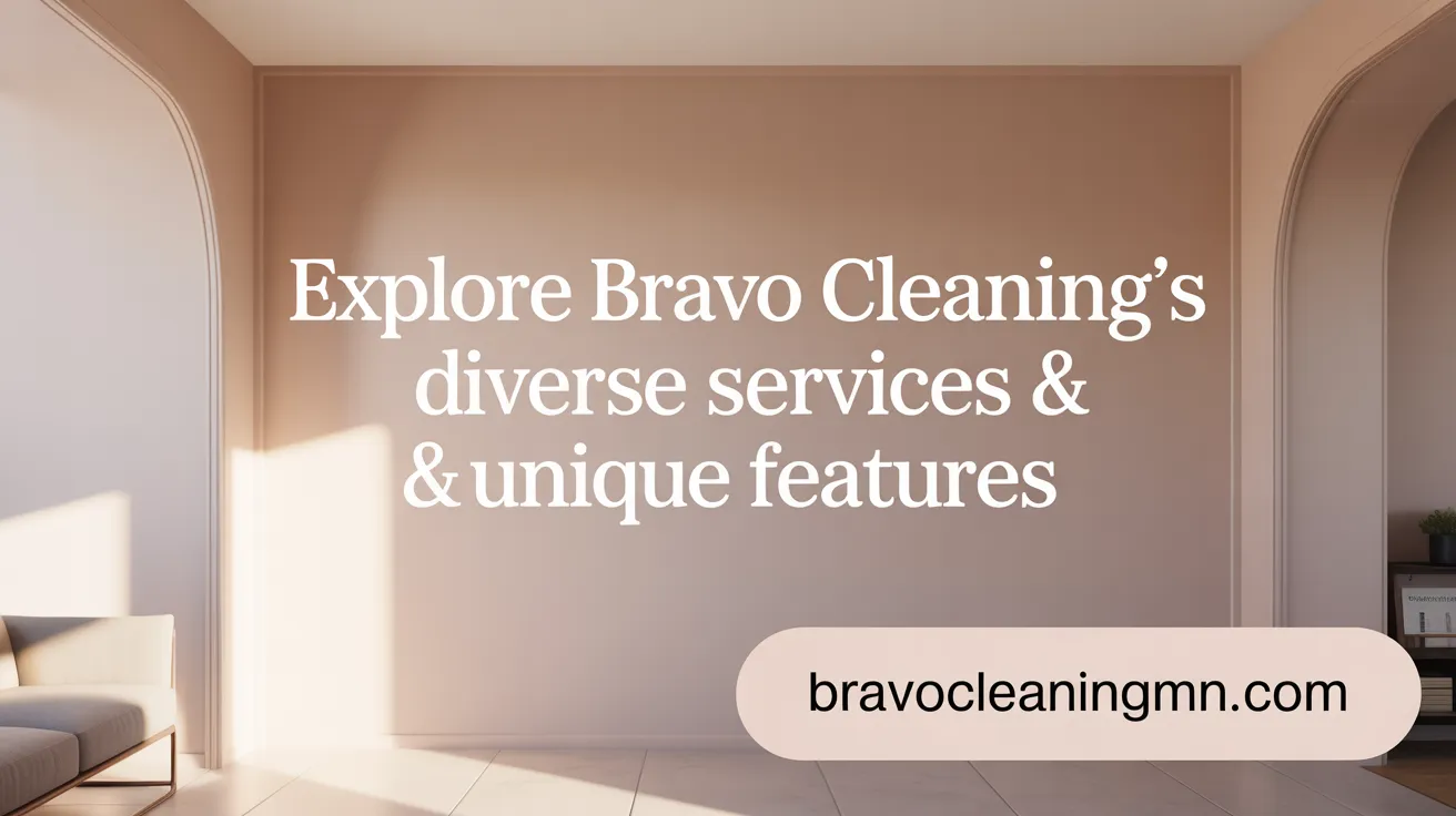 Explore Bravo Cleaning's Diverse Services &amp; Unique Features