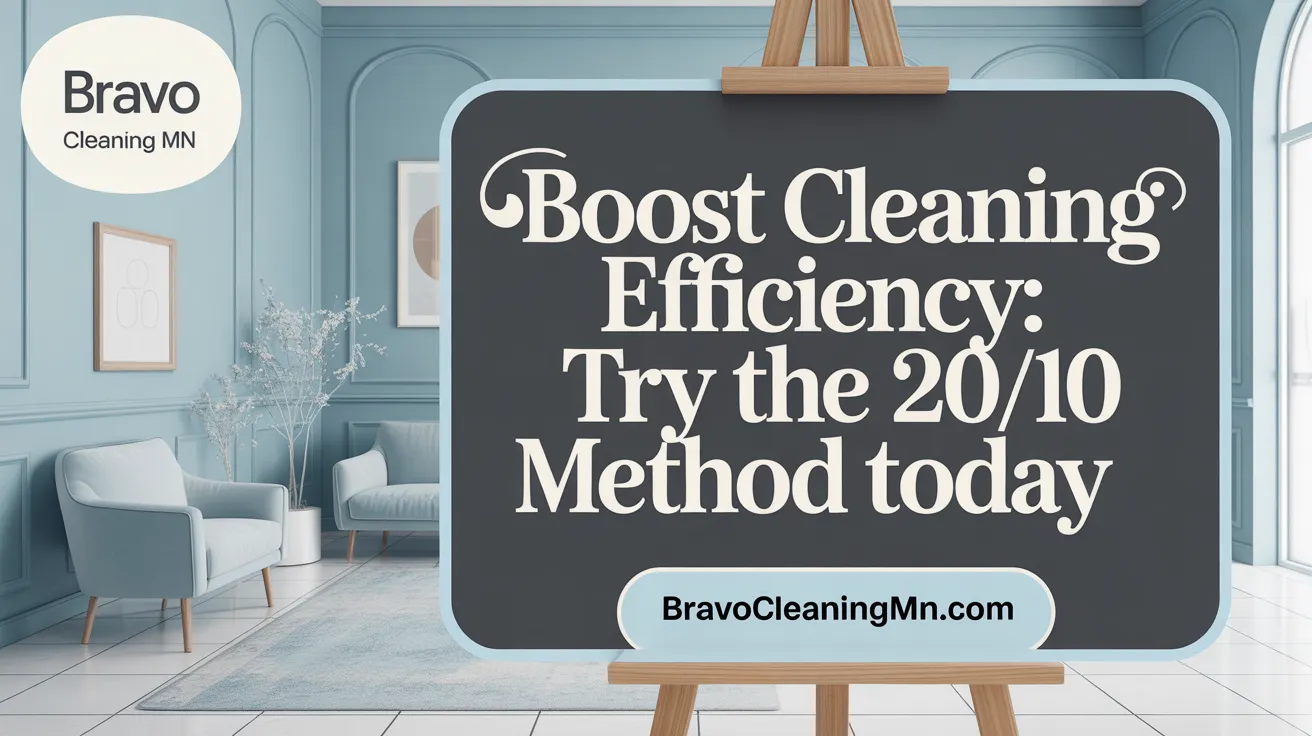 Boost Cleaning Efficiency: Try the 20/10 Method Today