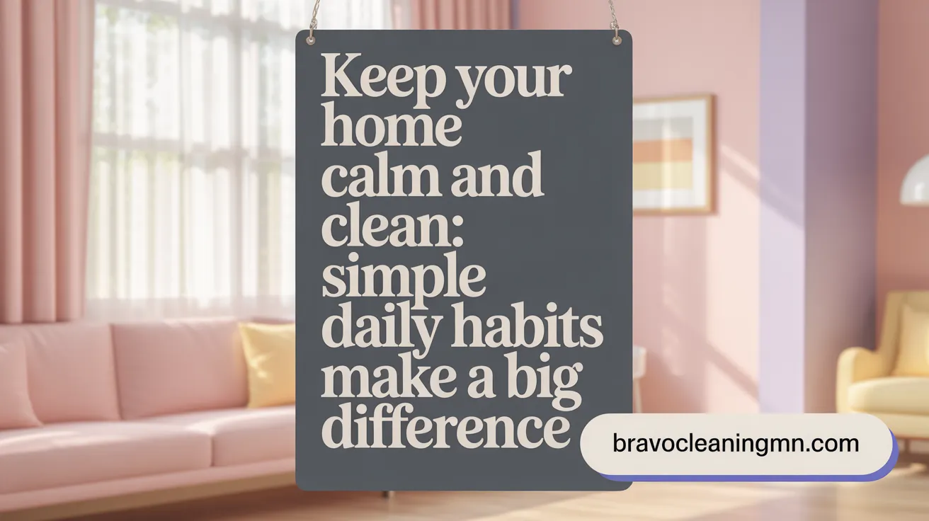Keep Your Home Calm and Clean: Simple Daily Habits Make a Big Difference