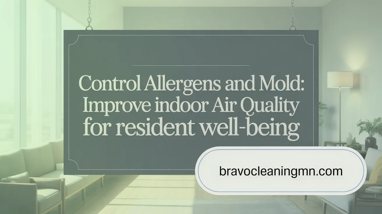 Control Allergens and Mold: Improve Indoor Air Quality for Resident Well-being