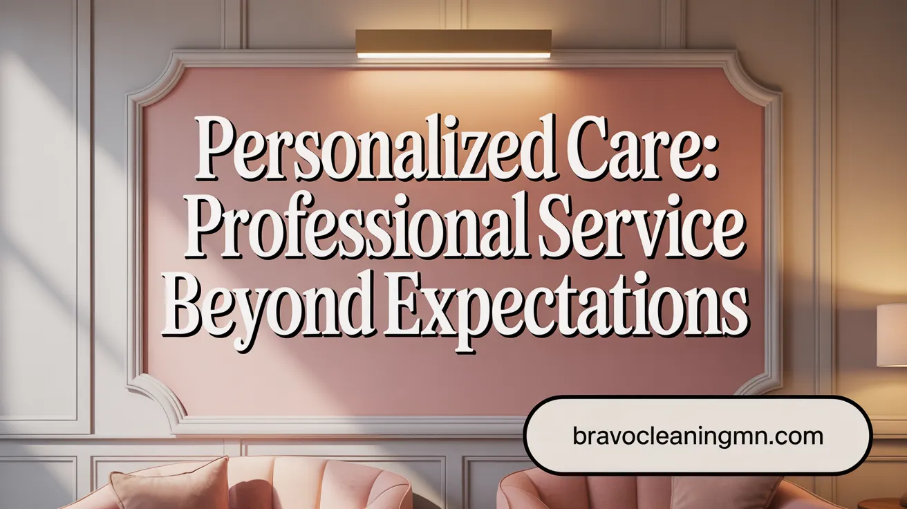 Personalized Care: Professional Service Beyond Expectations