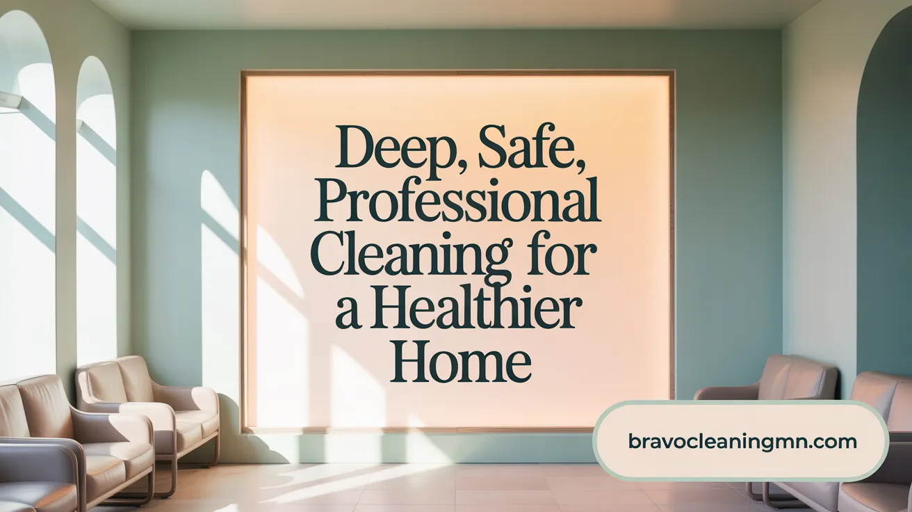 Deep, Safe, Professional Cleaning for a Healthier Home