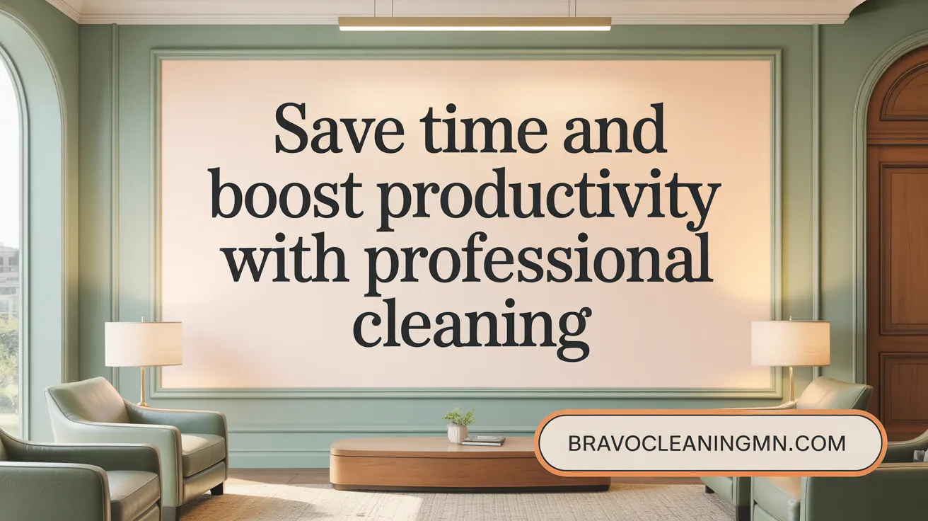 Save Time and Boost Productivity with Professional Cleaning