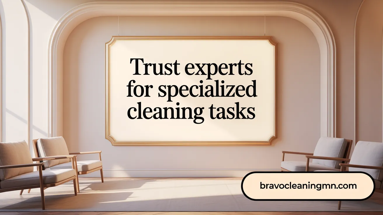 Trust Experts for Specialized Cleaning Tasks