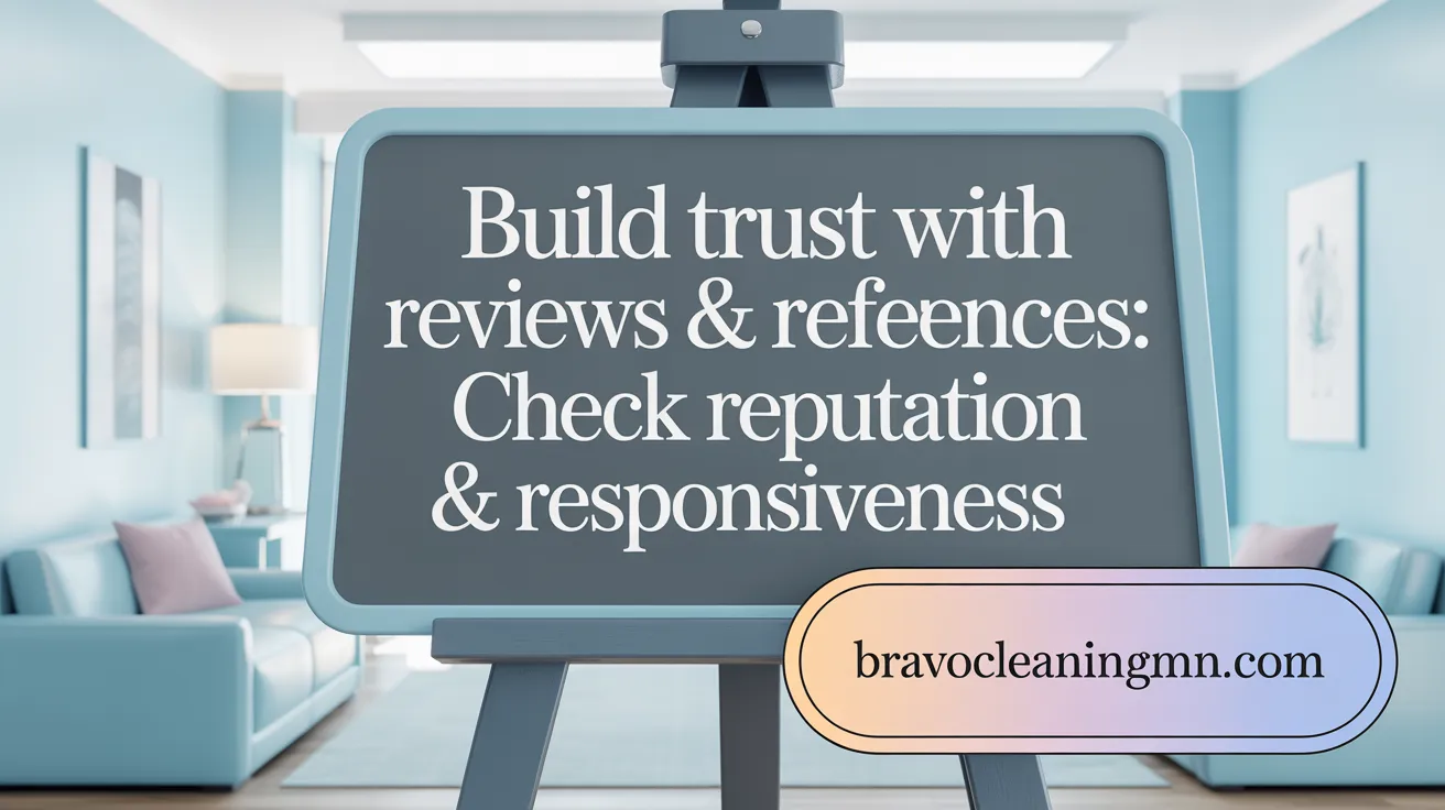 Build Trust with Reviews &amp; References: Check Reputation &amp; Responsiveness
