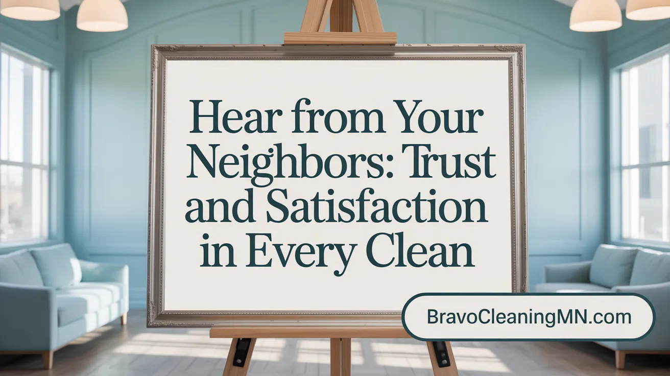 Hear from Your Neighbors: Trust and Satisfaction in Every Clean