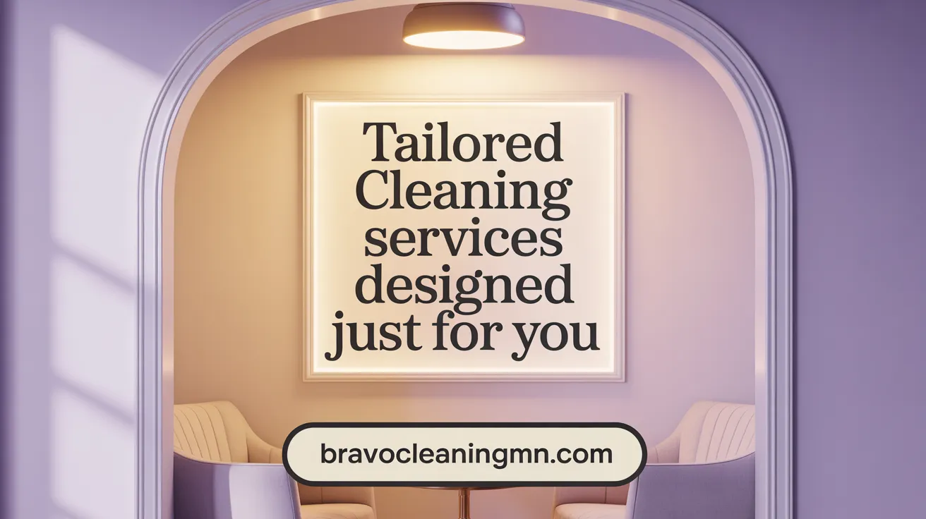 Tailored Cleaning Services Designed Just for You