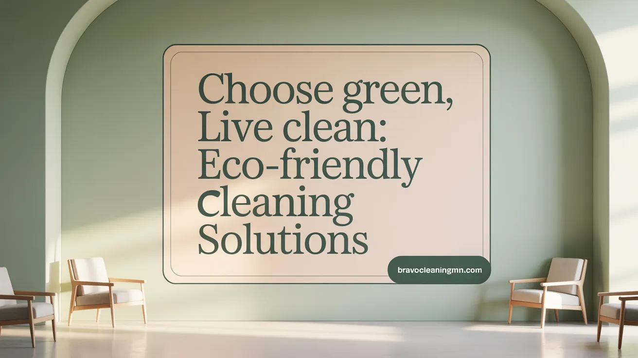 Choose Green, Live Clean: Eco-Friendly Cleaning Solutions