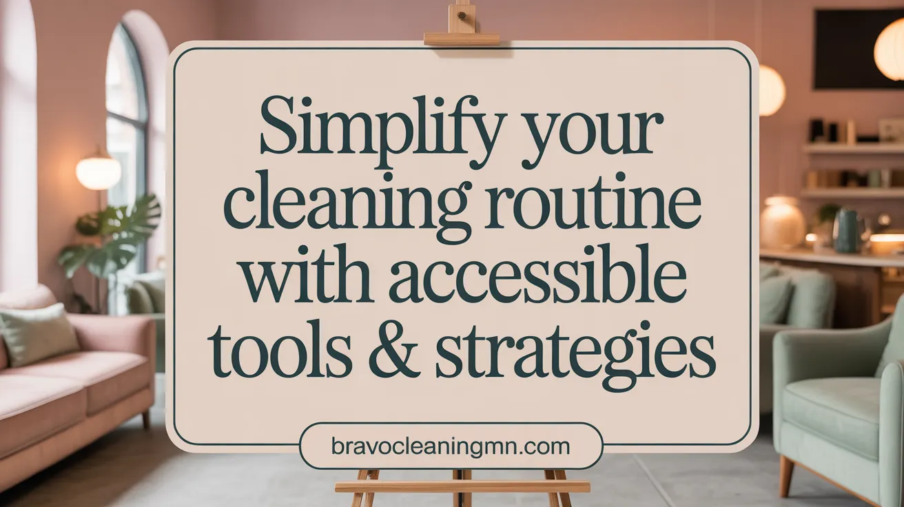 Simplify Your Cleaning Routine with Accessible Tools &amp; Strategies