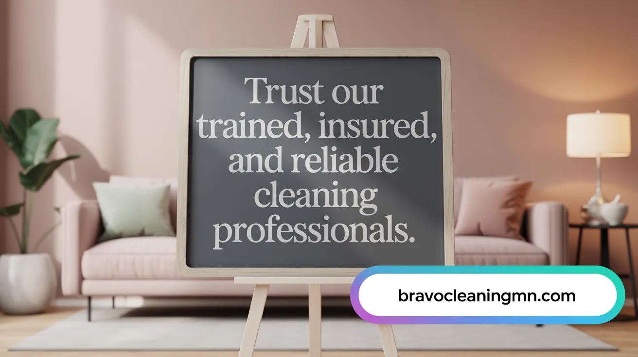 Trust Our Trained, Insured, and Reliable Cleaning Professionals