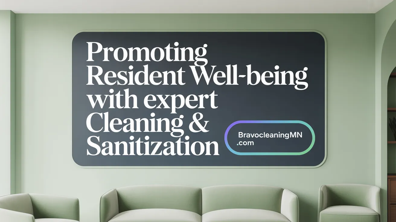 Promoting Resident Well-being with Expert Cleaning &amp; Sanitization
