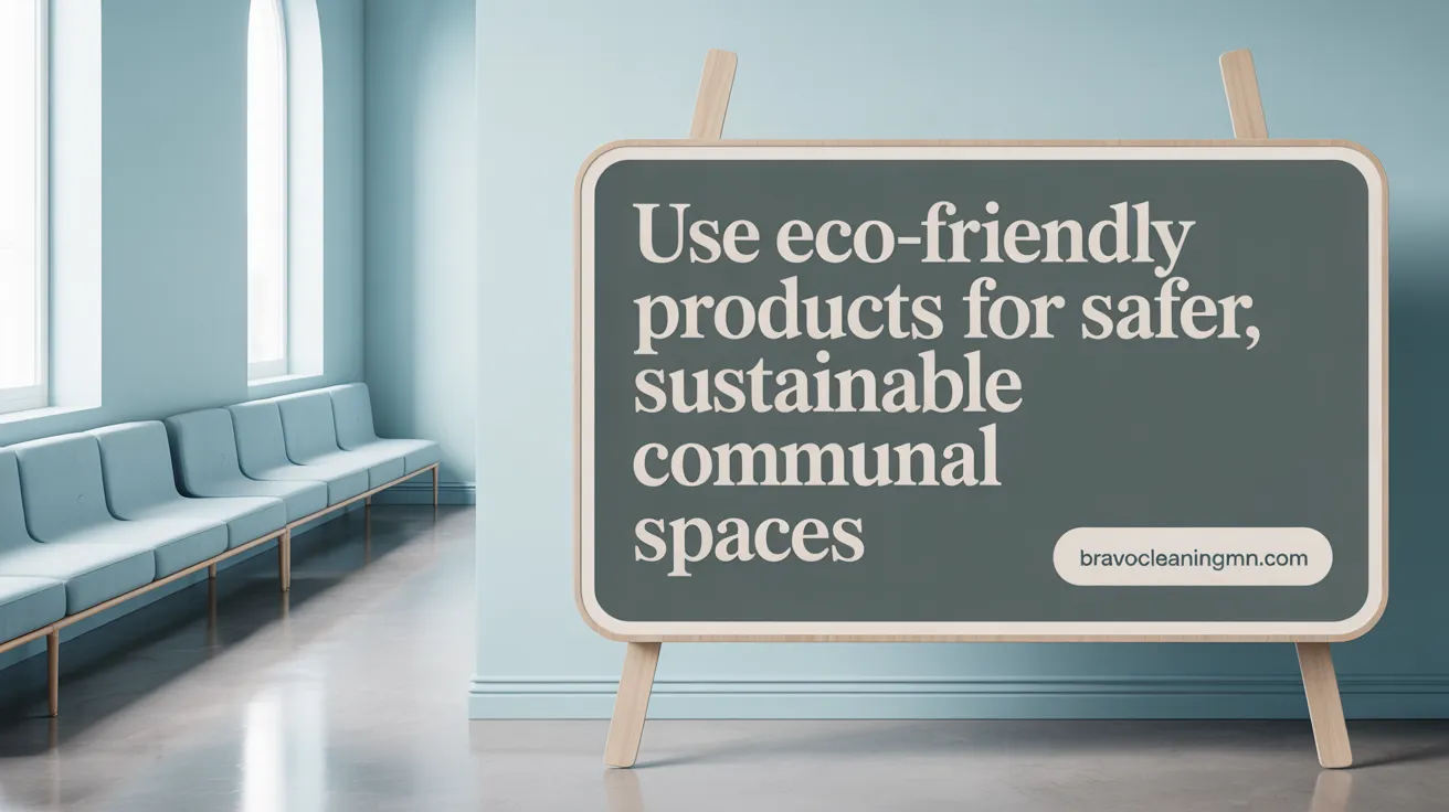 Use Eco-Friendly Products for Safer, Sustainable Communal Spaces