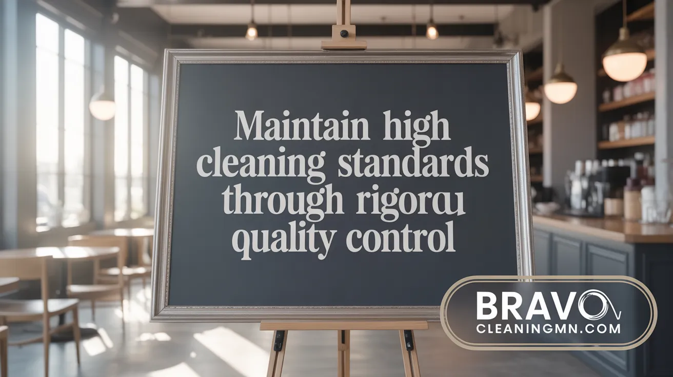 Maintain High Cleaning Standards through Rigorous Quality Control