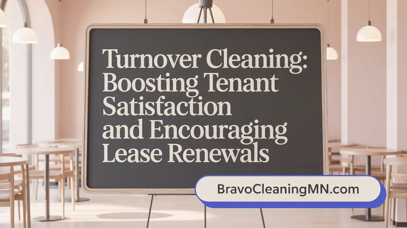 Turnover Cleaning: Boosting Tenant Satisfaction and Encouraging Lease Renewals