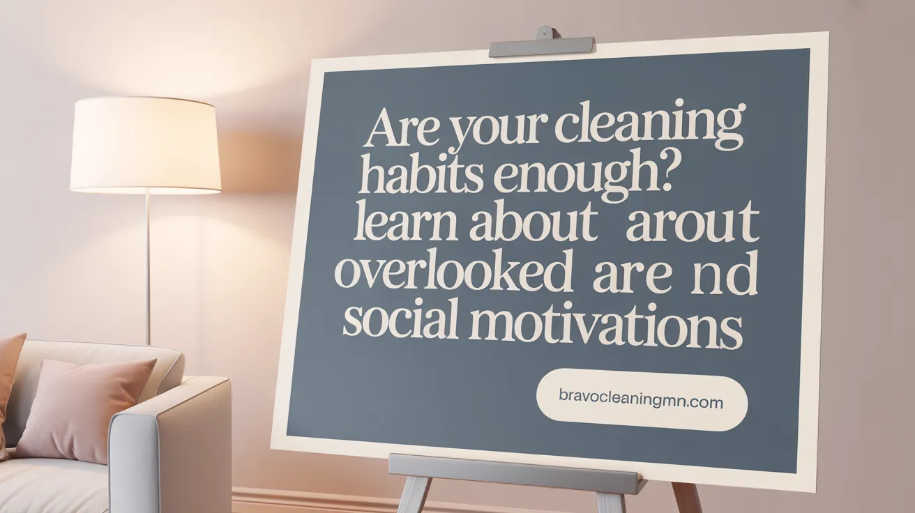Are Your Cleaning Habits Enough? Learn About Overlooked Areas and Social Motivations
