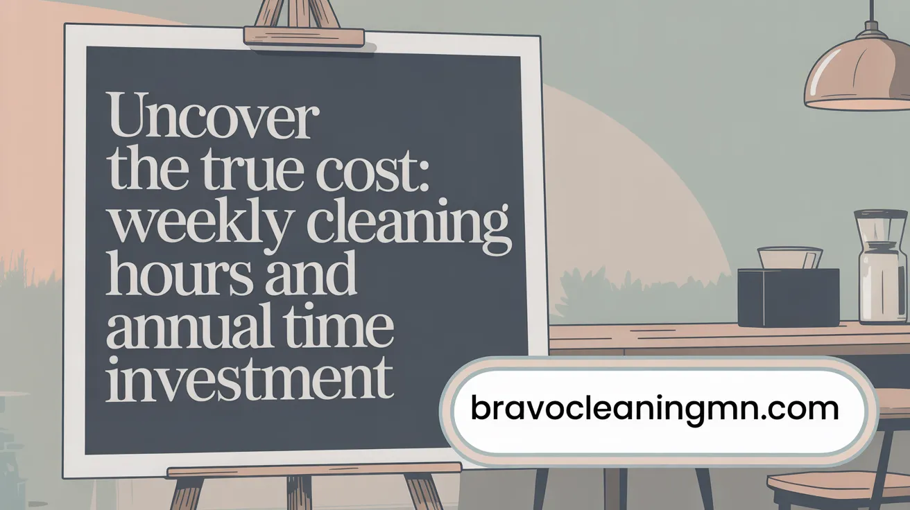 Uncover the True Cost: Weekly Cleaning Hours and Annual Time Investment