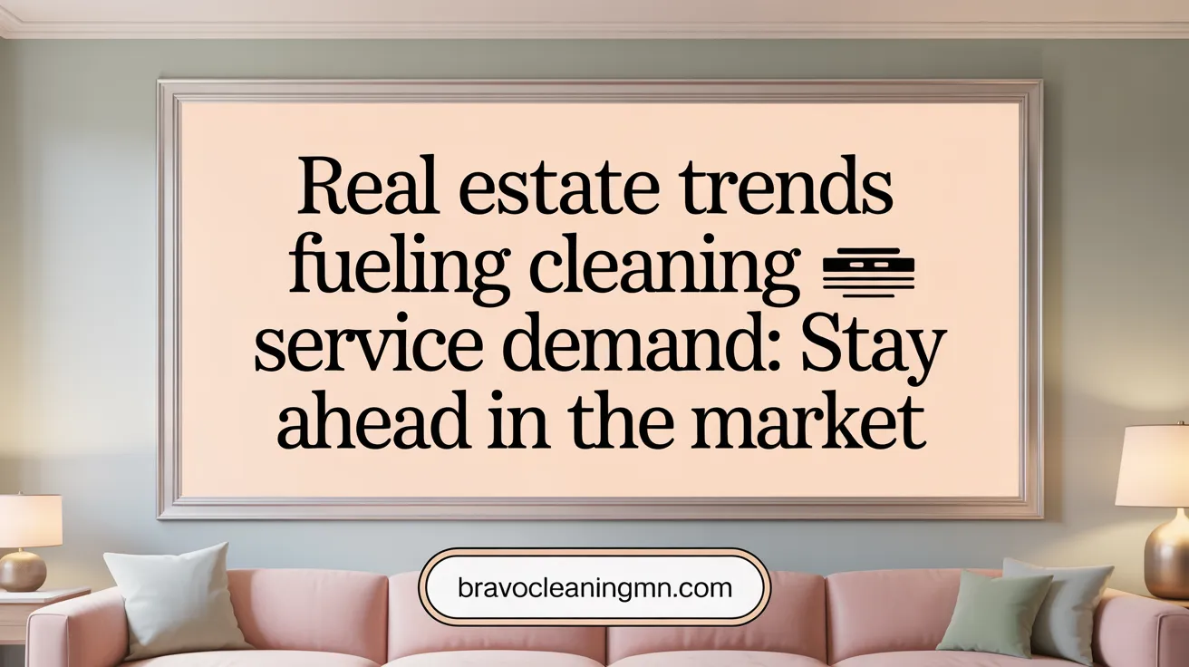 Real Estate Trends Fueling Cleaning Service Demand: Stay Ahead in the Market