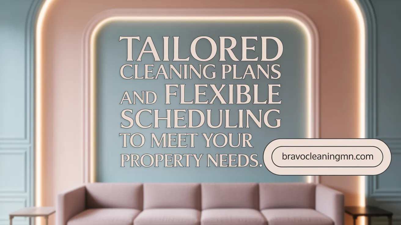 Tailored Cleaning Plans and Flexible Scheduling to Meet Your Property Needs