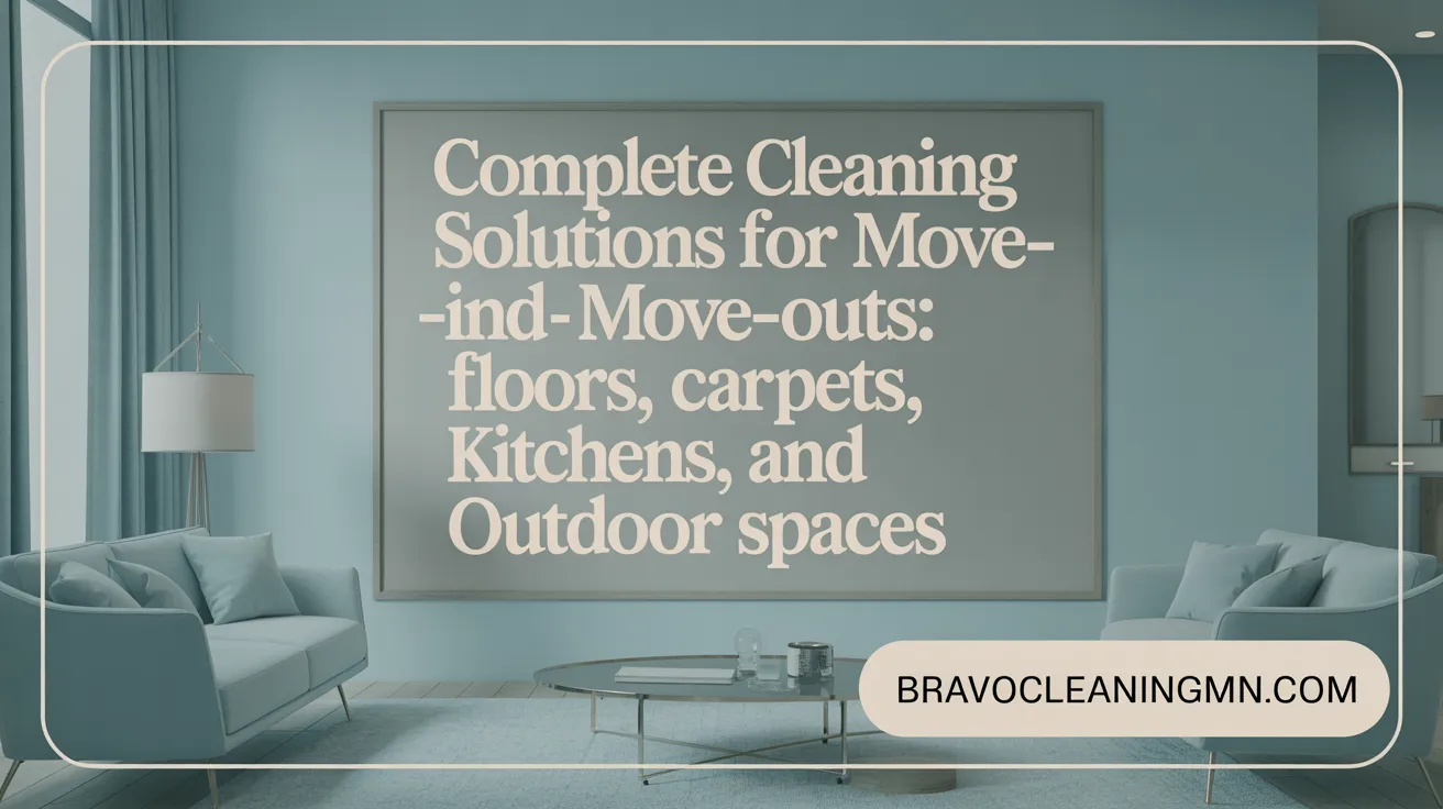 Complete Cleaning Solutions for Move-ins and Move-outs: Floors, Carpets, Kitchens, and Outdoor Spaces