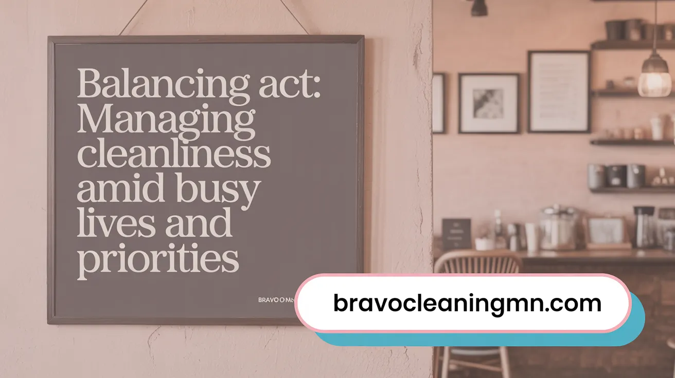 Balancing Act: Managing Cleanliness Amid Busy Lives and Priorities
