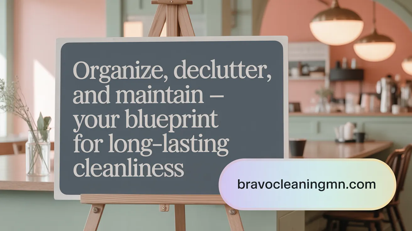 Organize, Declutter, and Maintain – Your Blueprint for Long-Lasting Cleanliness
