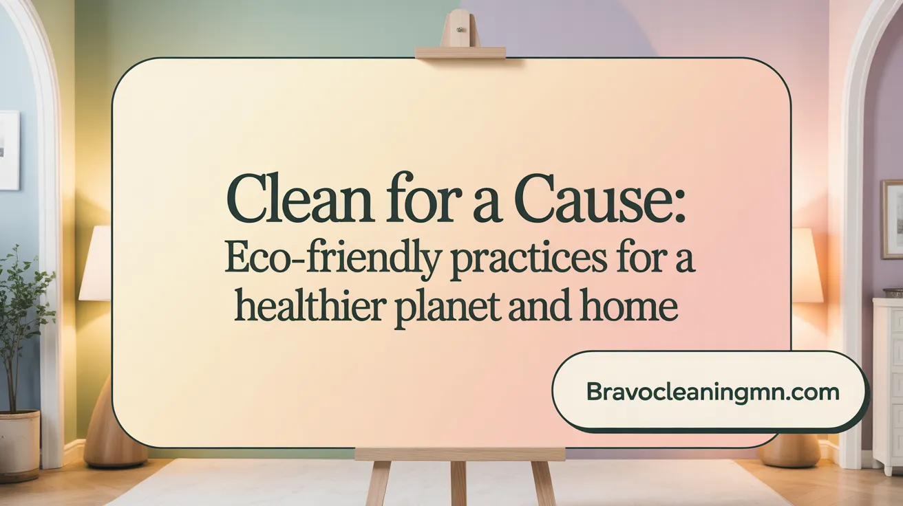 Clean for a Cause: Eco-Friendly Practices for a Healthier Planet and Home