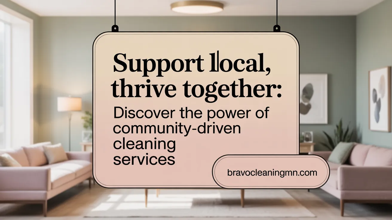 Support Local, Thrive Together: Discover the Power of Community-Driven Cleaning Services