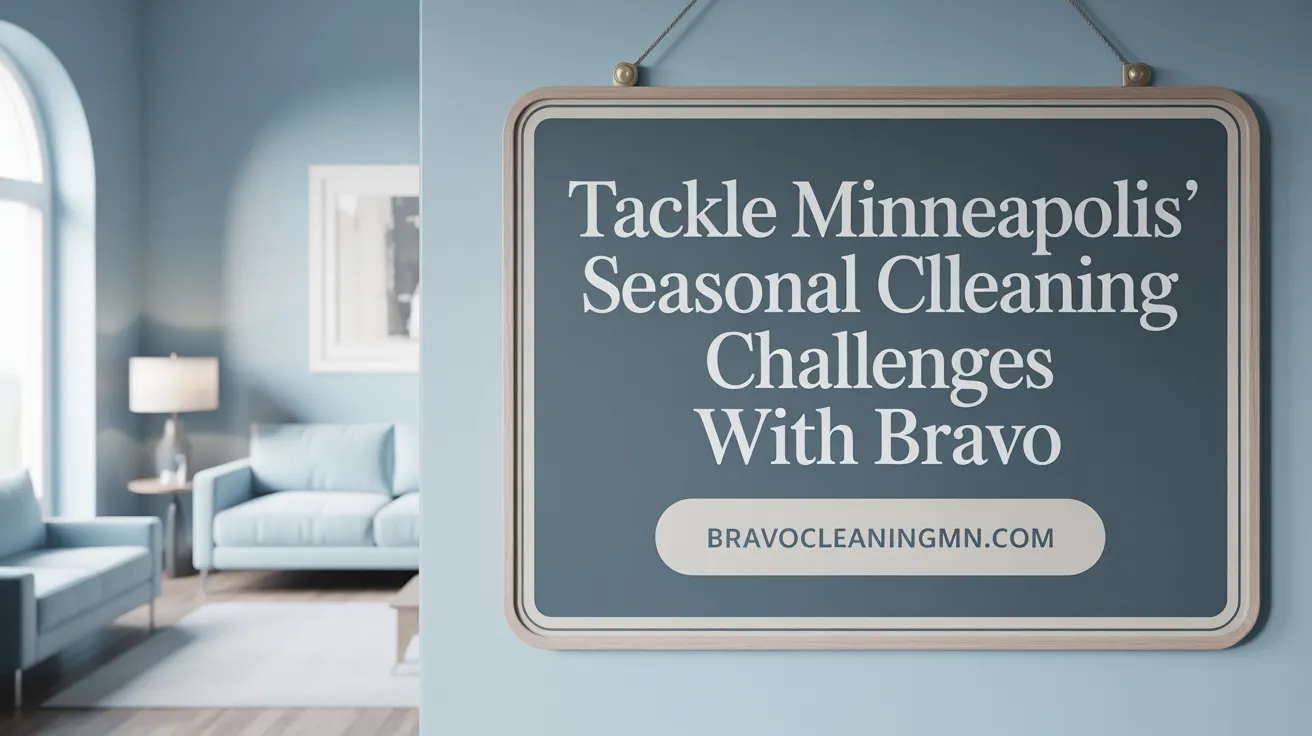 Tackle Minneapolis' Seasonal Cleaning Challenges with Bravo