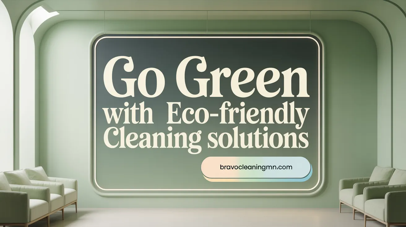 Go Green with Eco-Friendly Cleaning Solutions