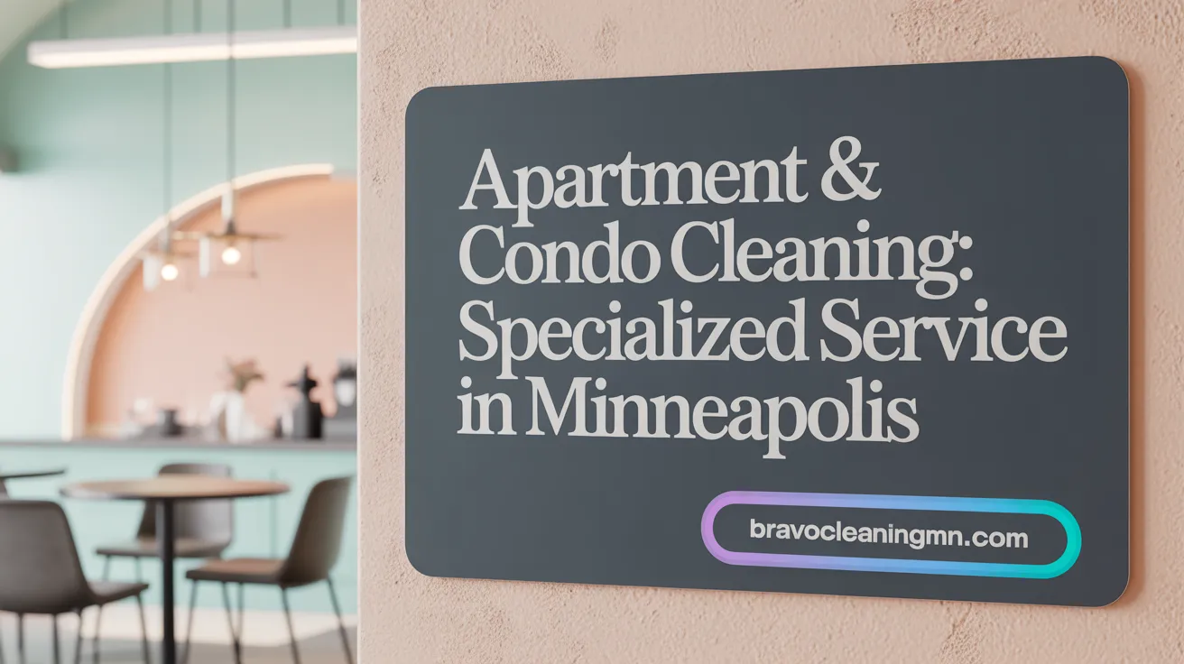 Apartment &amp; Condo Cleaning: Specialized Service in Minneapolis