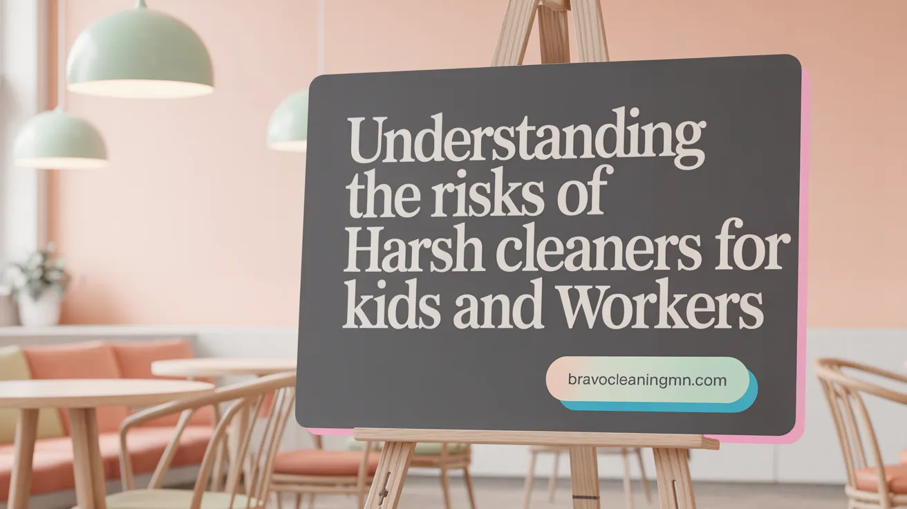 Understanding the Risks of Harsh Cleaners for Kids and Workers
