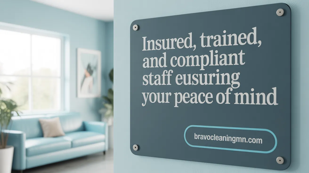 Insured, trained, and compliant staff ensuring your peace of mind