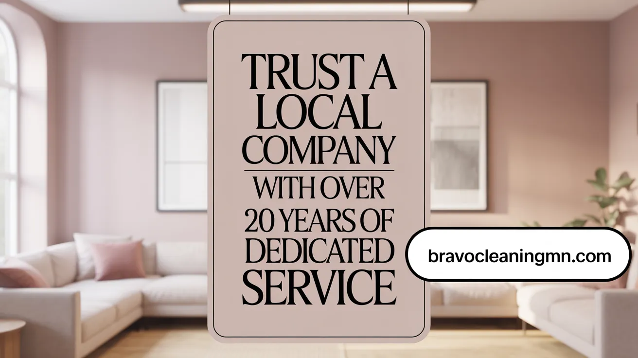 Trust a local company with over 20 years of dedicated service