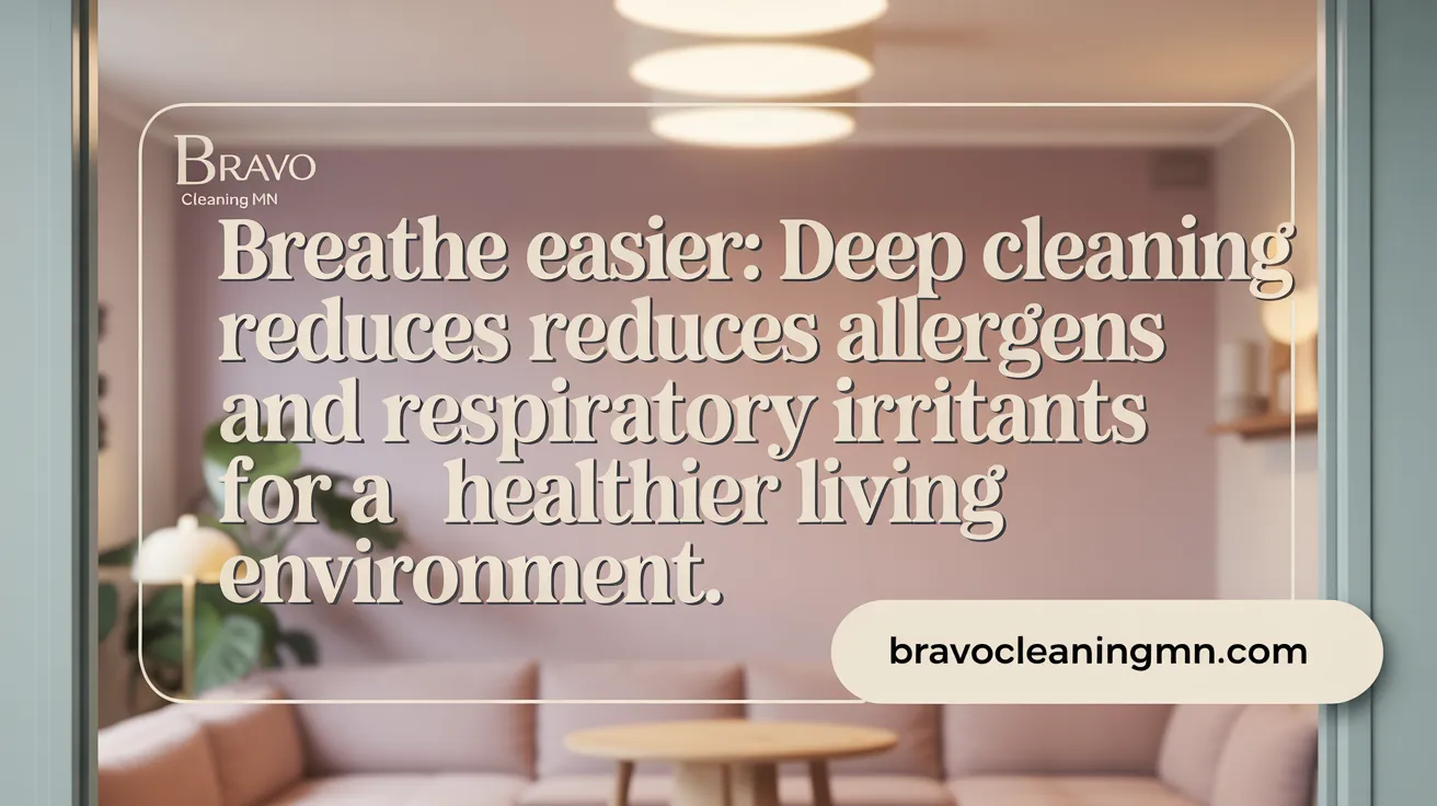 Breathe Easier: Deep cleaning reduces allergens and respiratory irritants for a healthier living environment.