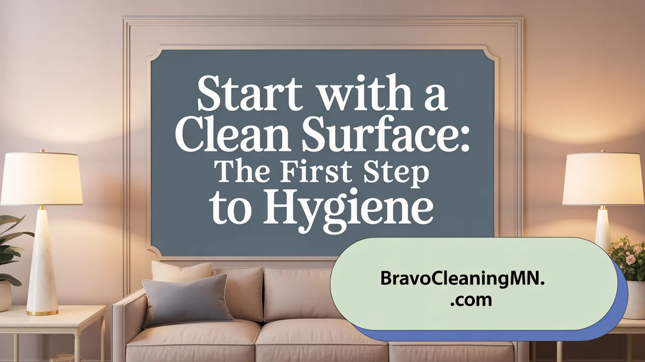 Start with a Clean Surface: The First Step to Hygiene
