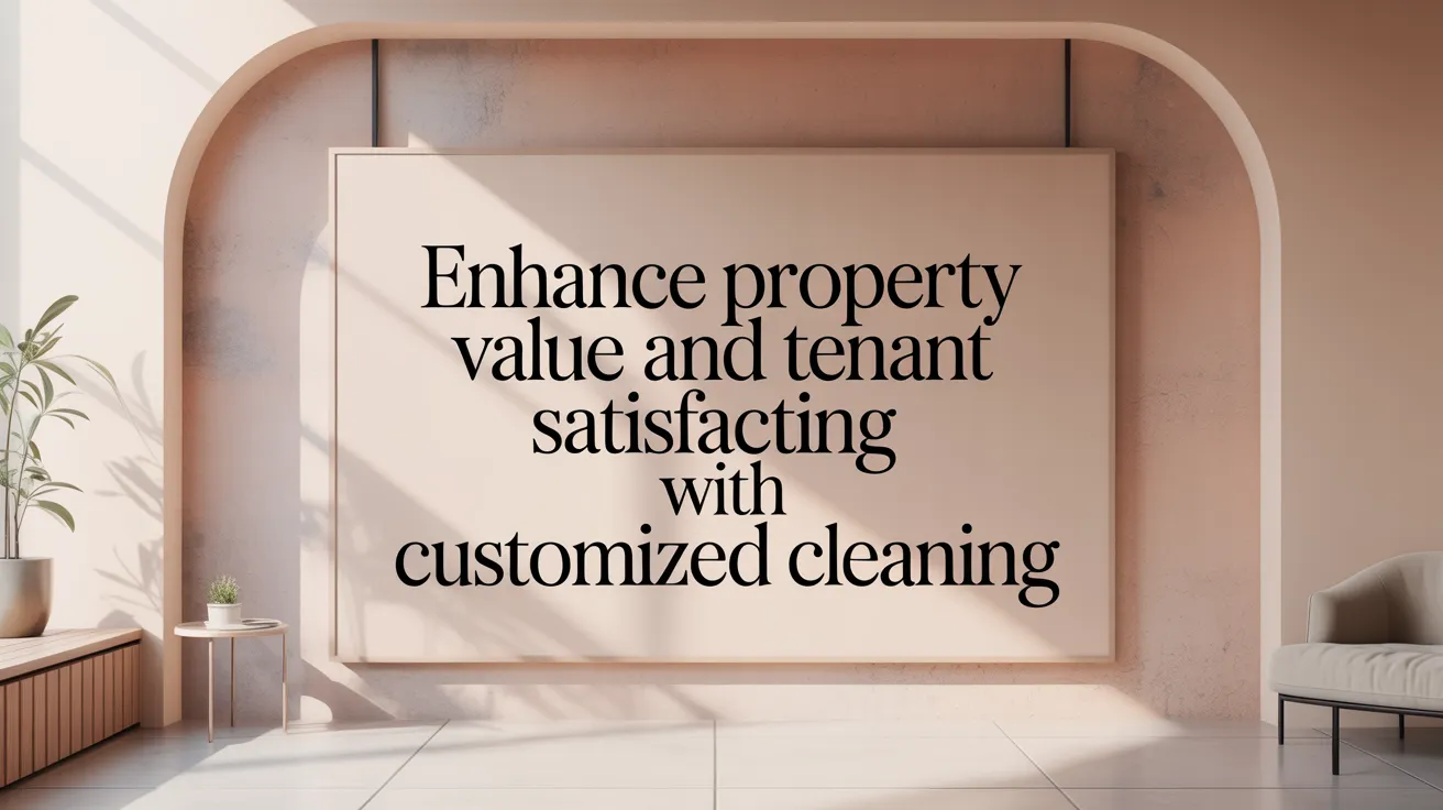 Enhance Property Value and Tenant Satisfaction with Customized Cleaning