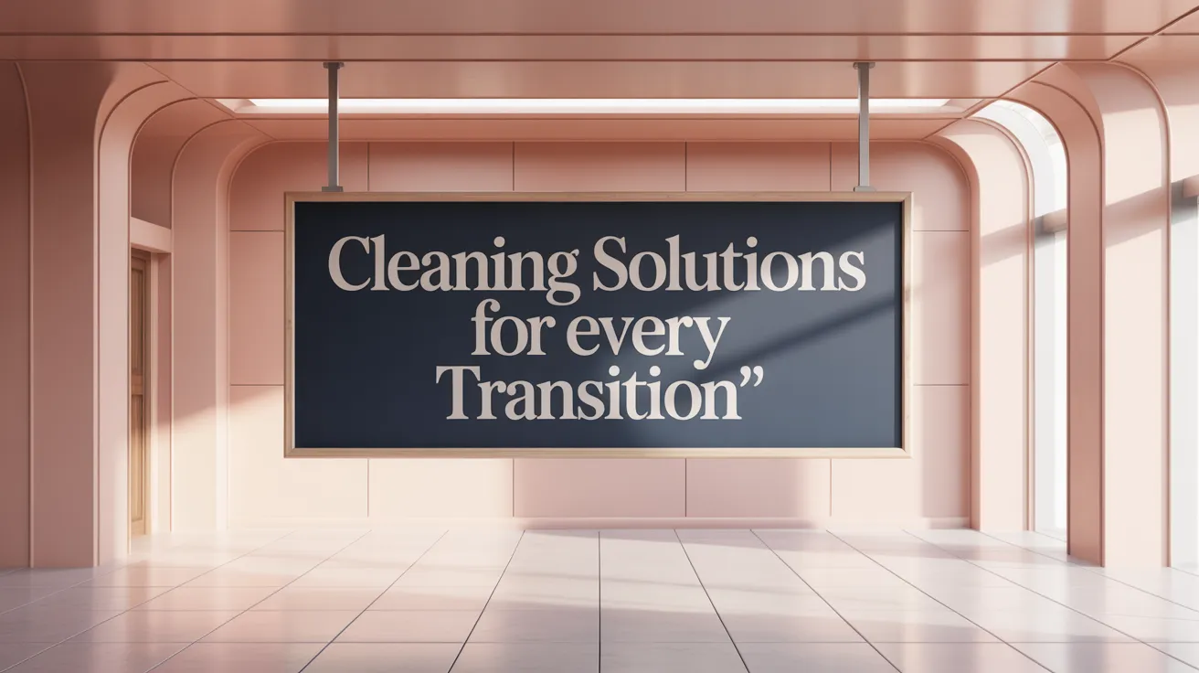 Cleaning Solutions for Every Transition