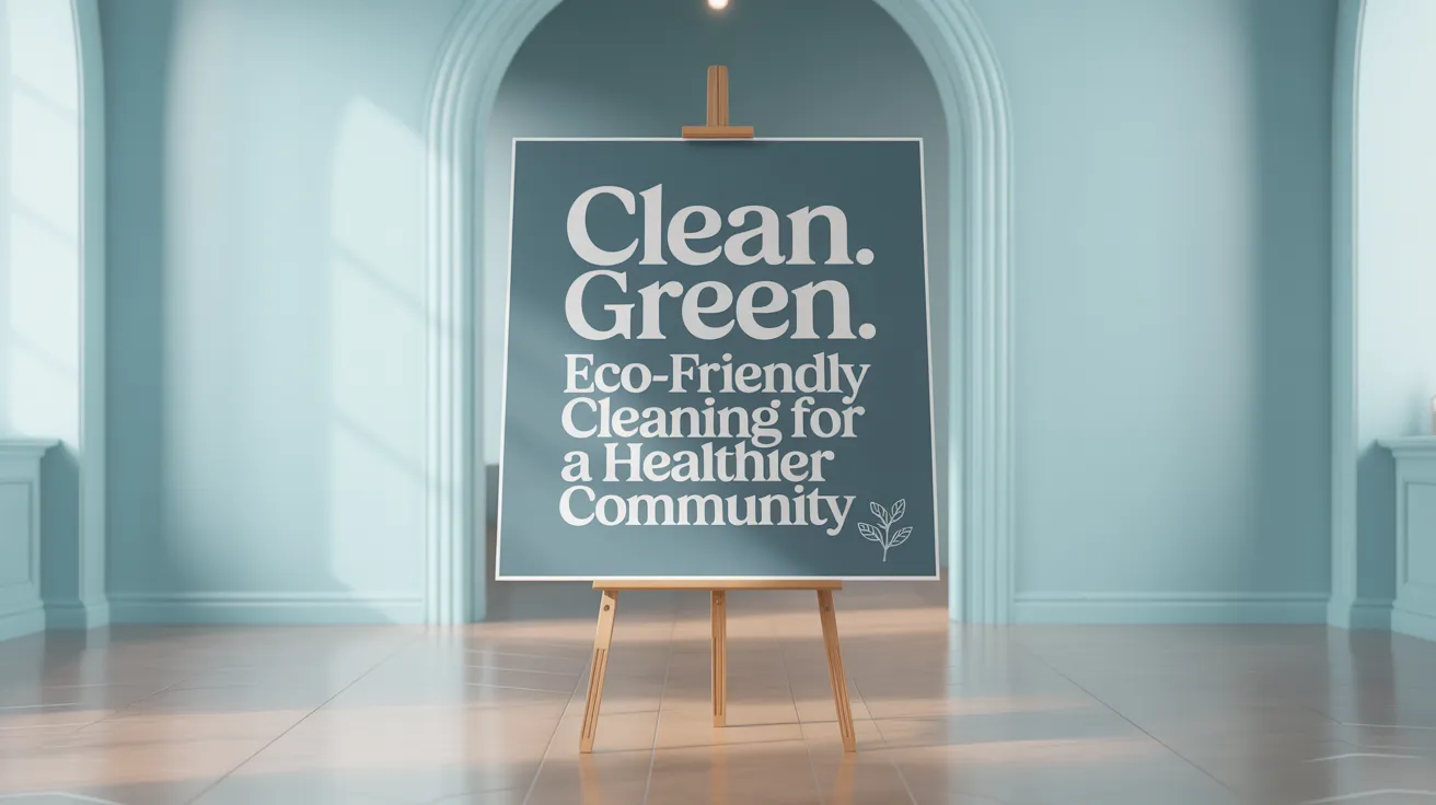 Clean Green: Eco-Friendly Cleaning for a Healthier Community