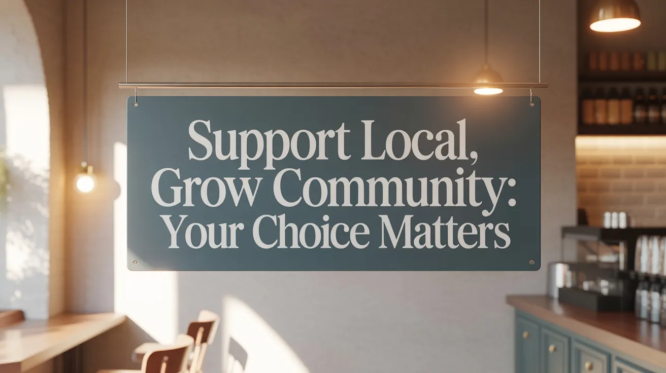 Support Local, Grow Community: Your Choice Matters