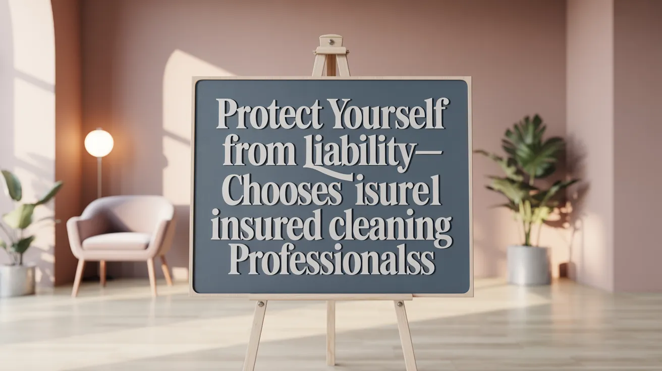 Protect Yourself from Liability—Choose Insured Cleaning Professionals