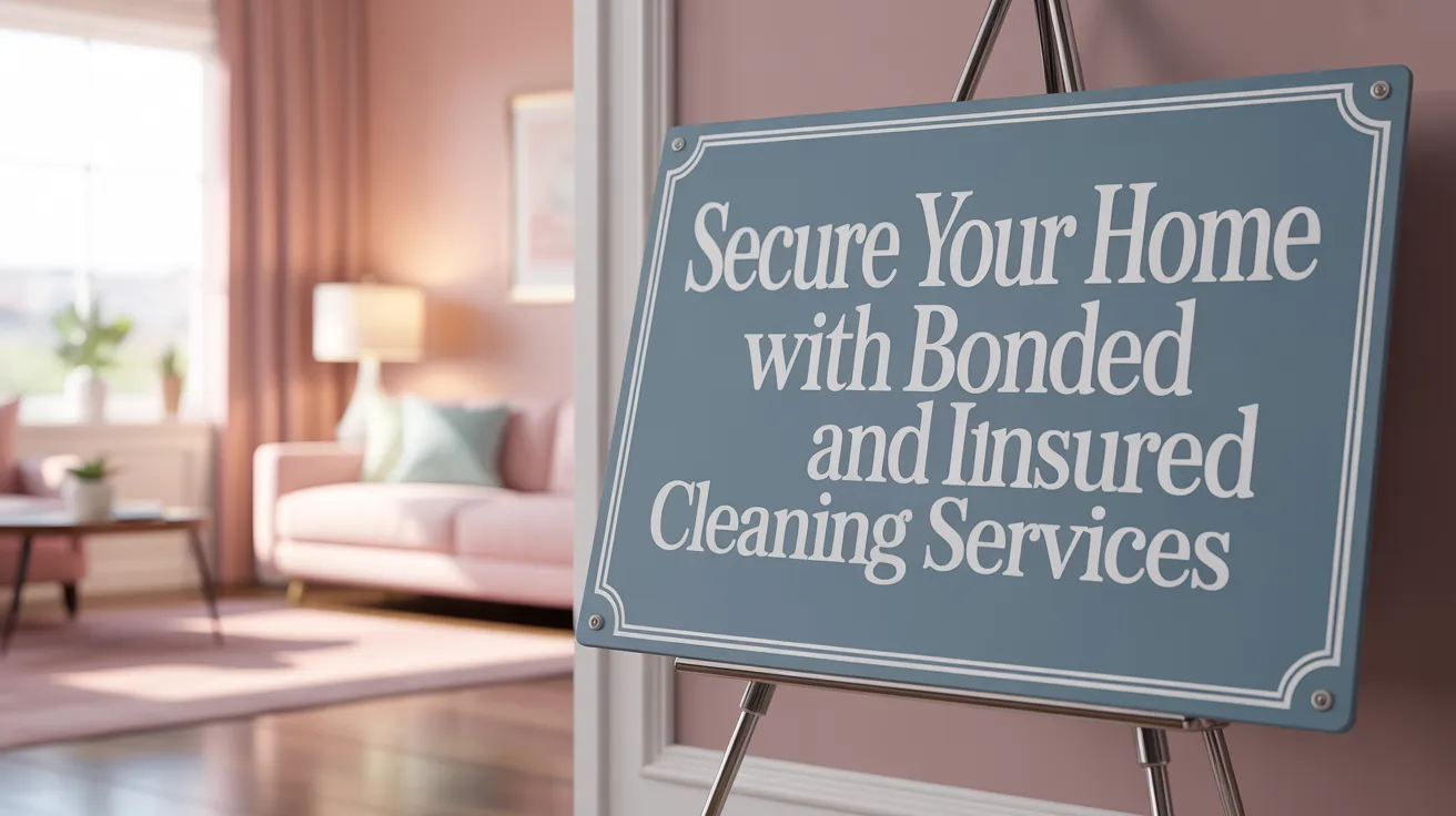 Secure Your Home with Bonded and Insured Cleaning Services