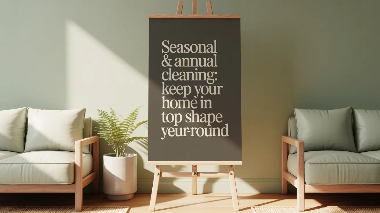 Seasonal &amp; Annual Cleaning: Keep Your Home in Top Shape Year-Round