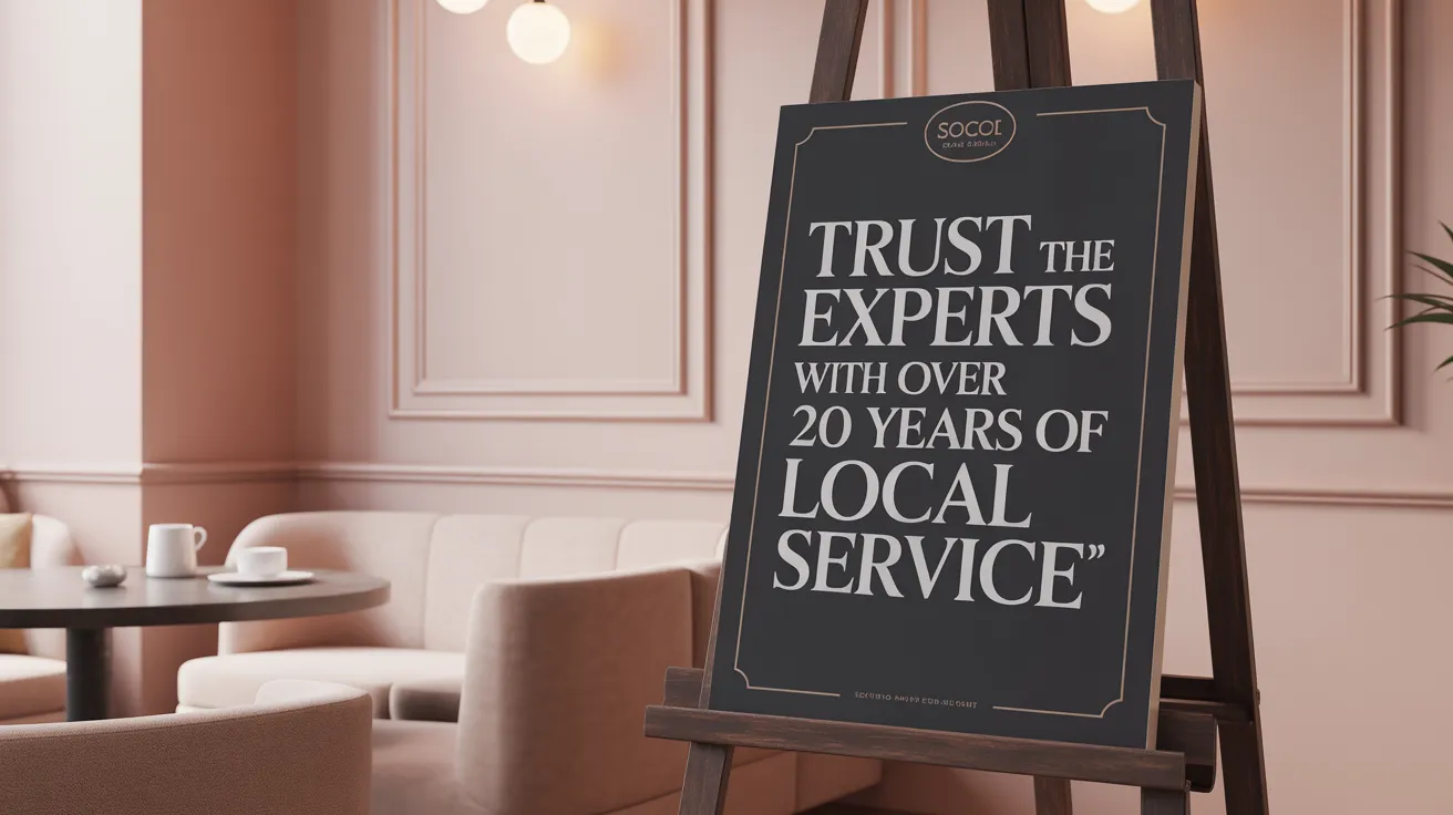 Trust the Experts with Over 20 Years of Local Service