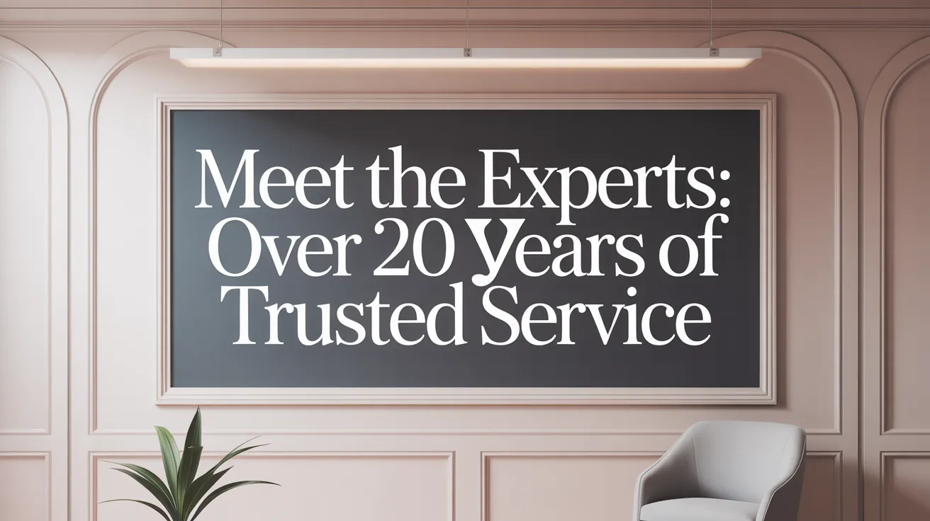 Meet the Experts: Over 20 Years of Trusted Service