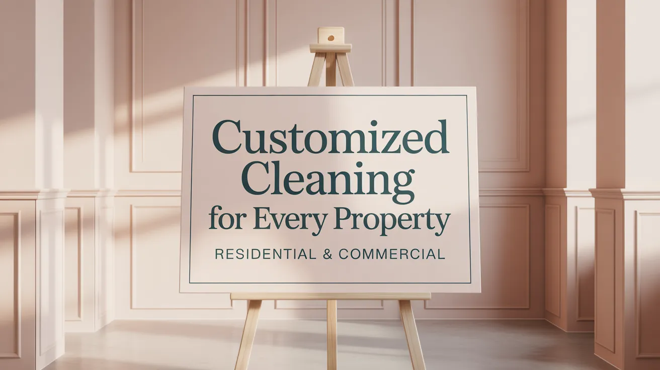 Customized Cleaning for Every Property – Residential &amp; Commercial